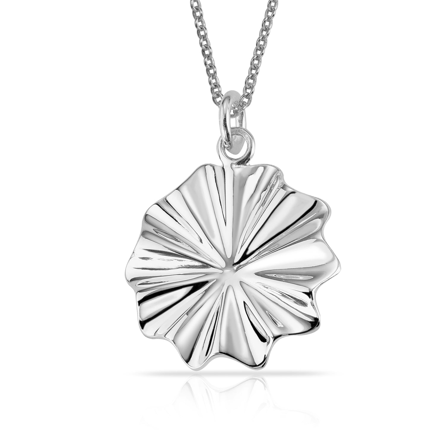 Amulett „Arctic Solis“ – Rhodiniertes 925er Sterling Silber