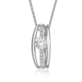 Anhänger „Arctic Astral Orbit“ – aus rhodiniertem 925er Sterling Silber