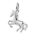 Anhänger „Arctic Equus“ – Hochglanzpoliertes 925er Sterling Silber