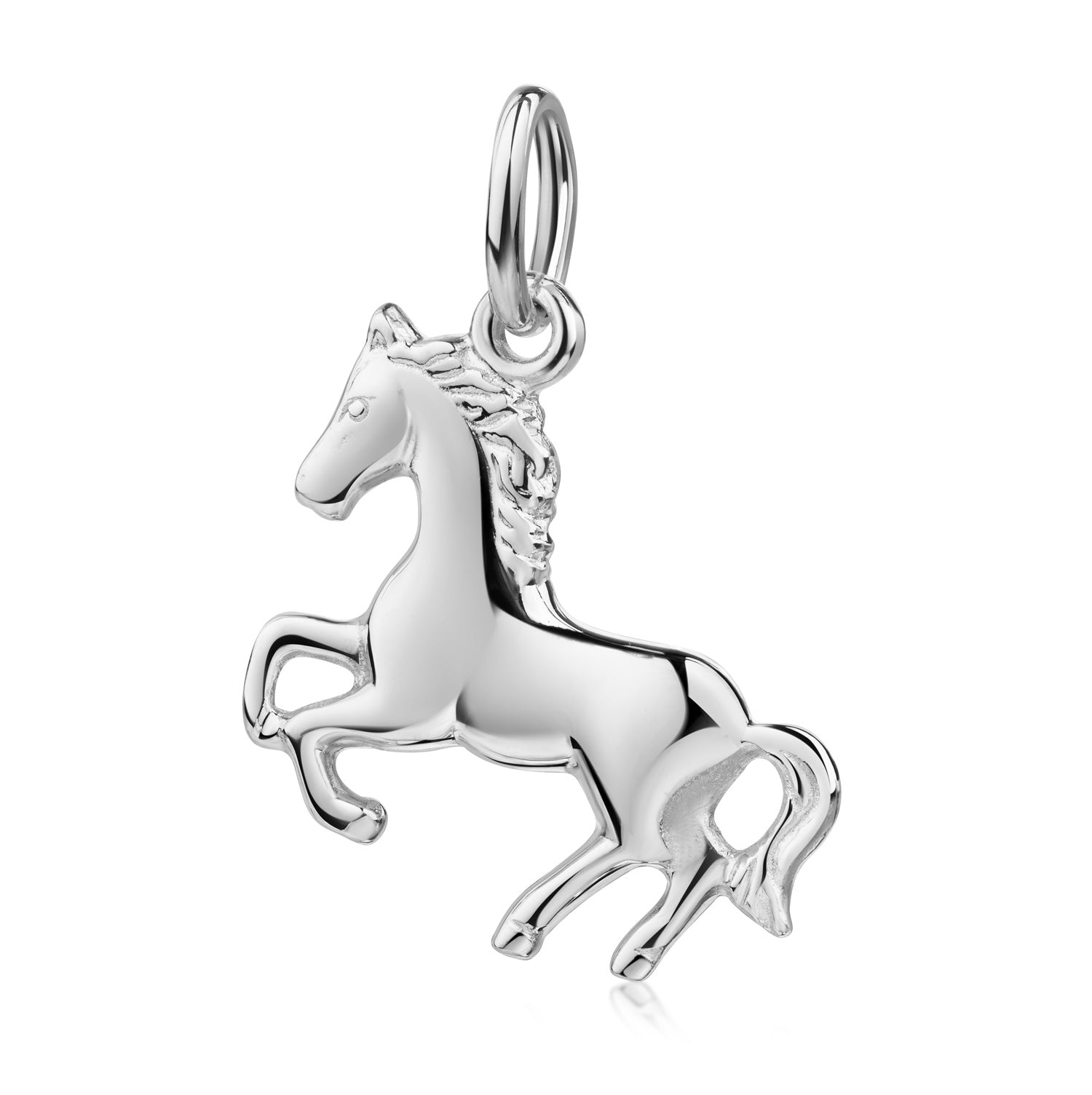 Anhänger „Arctic Equus“ – Hochglanzpoliertes 925er Sterling Silber