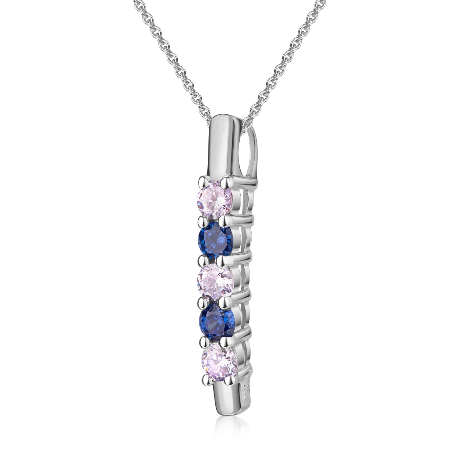 Anhänger „Arctic Twilight“ – aus rhodiniertem 925er Sterling Silber