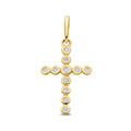 Anhänger „Beaded Cross“ – aus 585er Gelbgold