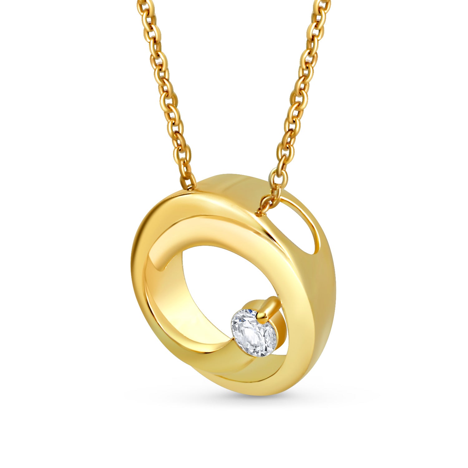 Anhänger „Circle of Life“ – aus 333er Gelbgold
