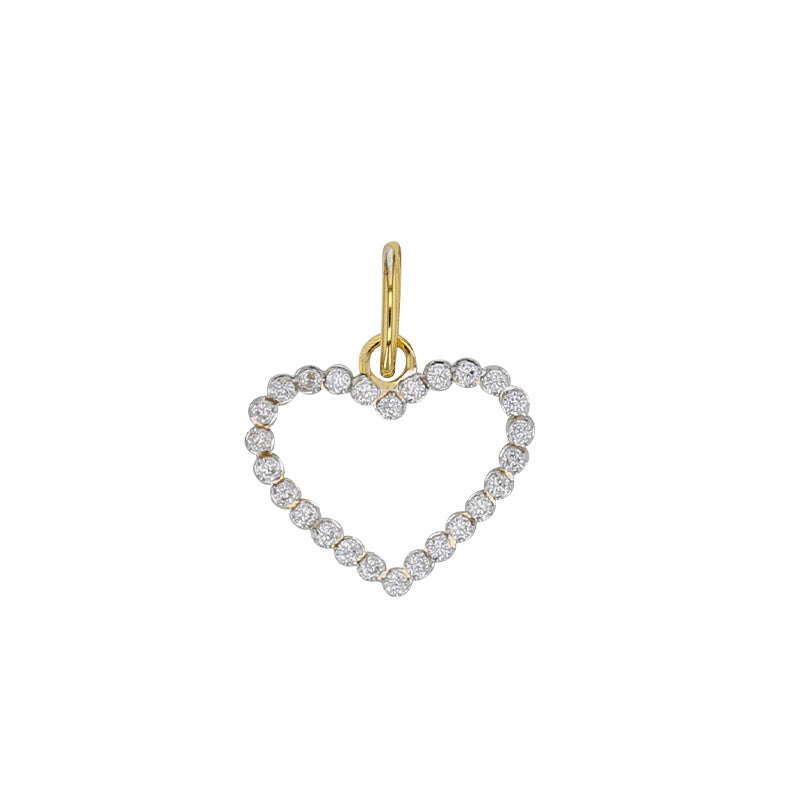 Anhänger „Crystal Heart“ –  750er Gelbgold