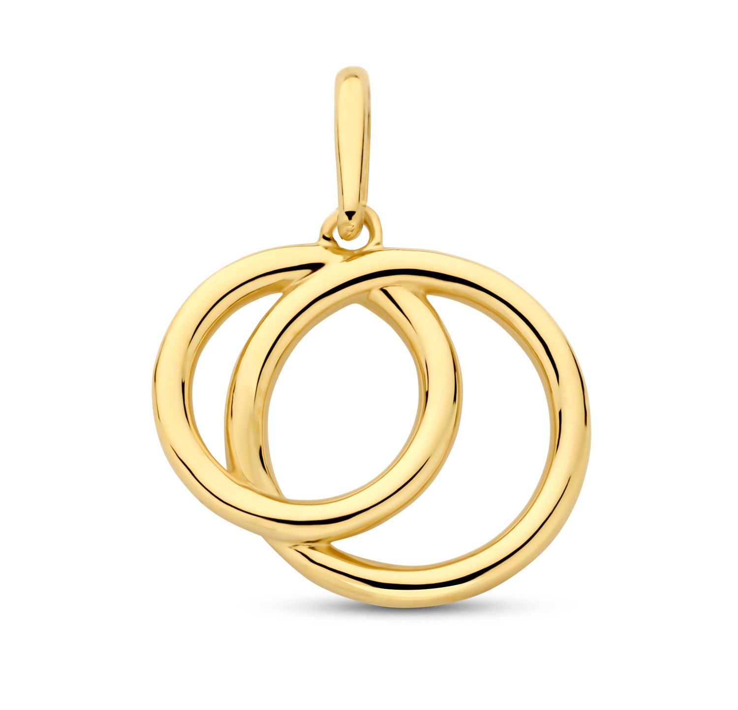 Anhänger „Double Orbit“ – aus 585/- Gelbgold