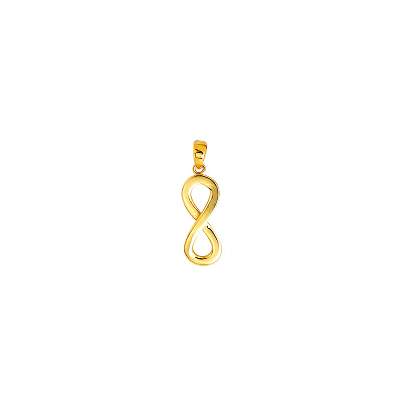 Anhänger „Eternal Loop“ – aus 375er Gelbgold