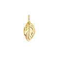 Anhänger „Filigree Leaf“ – aus 375er Gelbgold