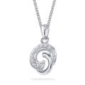 Anhänger „Galaxy Swirl“ – aus rhodiniertem 925er Sterling Silber