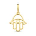 Anhänger „Hamsa Eye“ – aus 585er Gelbgold
