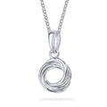 Anhänger „Infinity Wreath“ – aus rhodiniertem 925er Sterling Silber