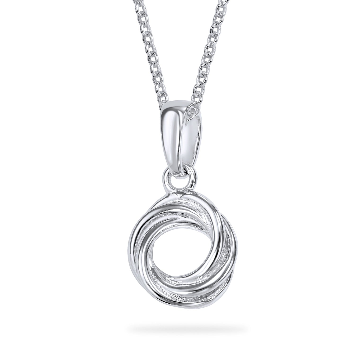 Anhänger „Infinity Wreath“ – aus rhodiniertem 925er Sterling Silber