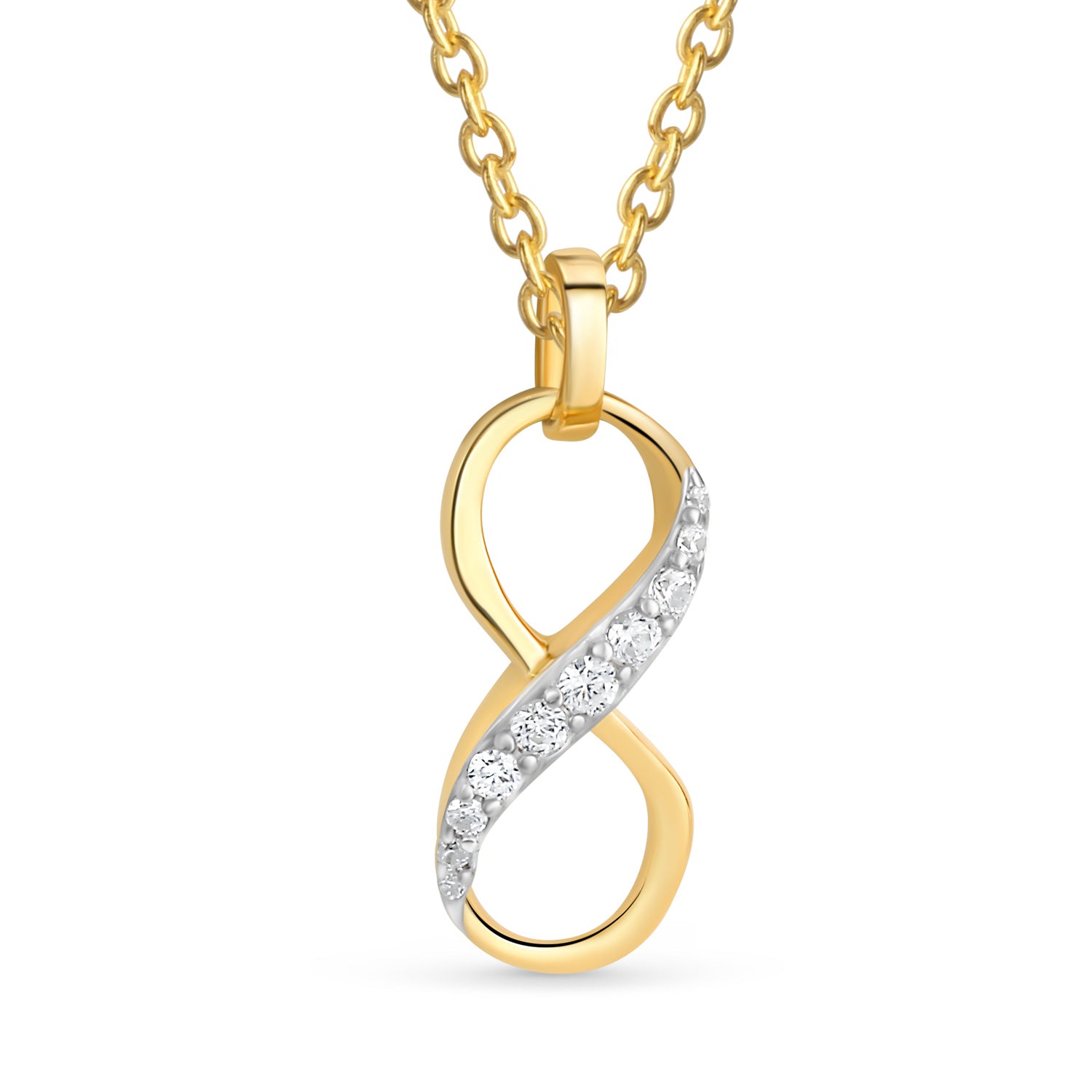 Anhänger „Infinity“ – aus 333er Gelbgold