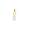 Anhänger „Luminous Infinity“ –  aus 750er Gelbgold