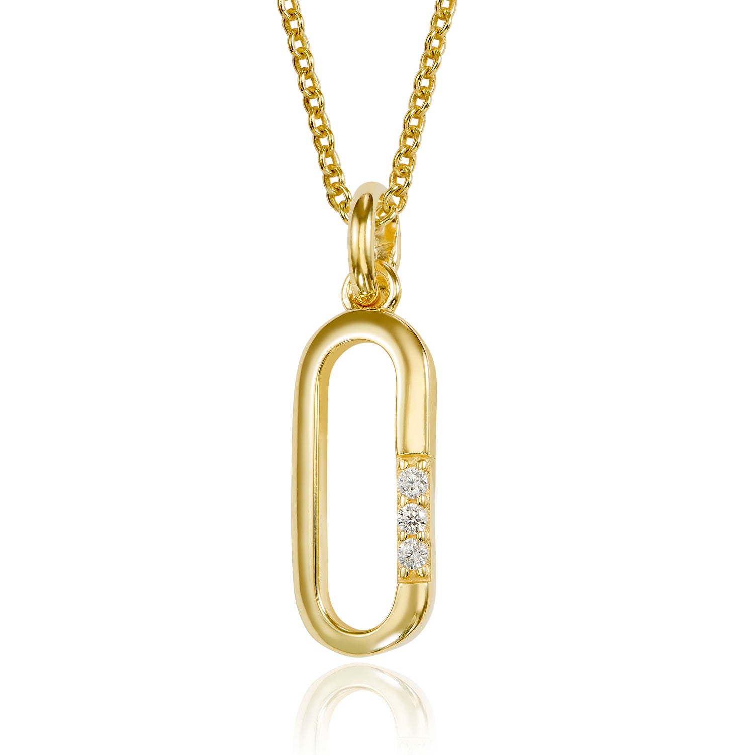 Anhänger „Lunar Link Trio“ –  aus 925er Sterling Silber
