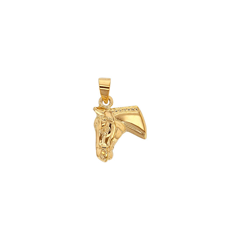 Anhänger „Noble Stallion“ – aus 750er Gelbgold