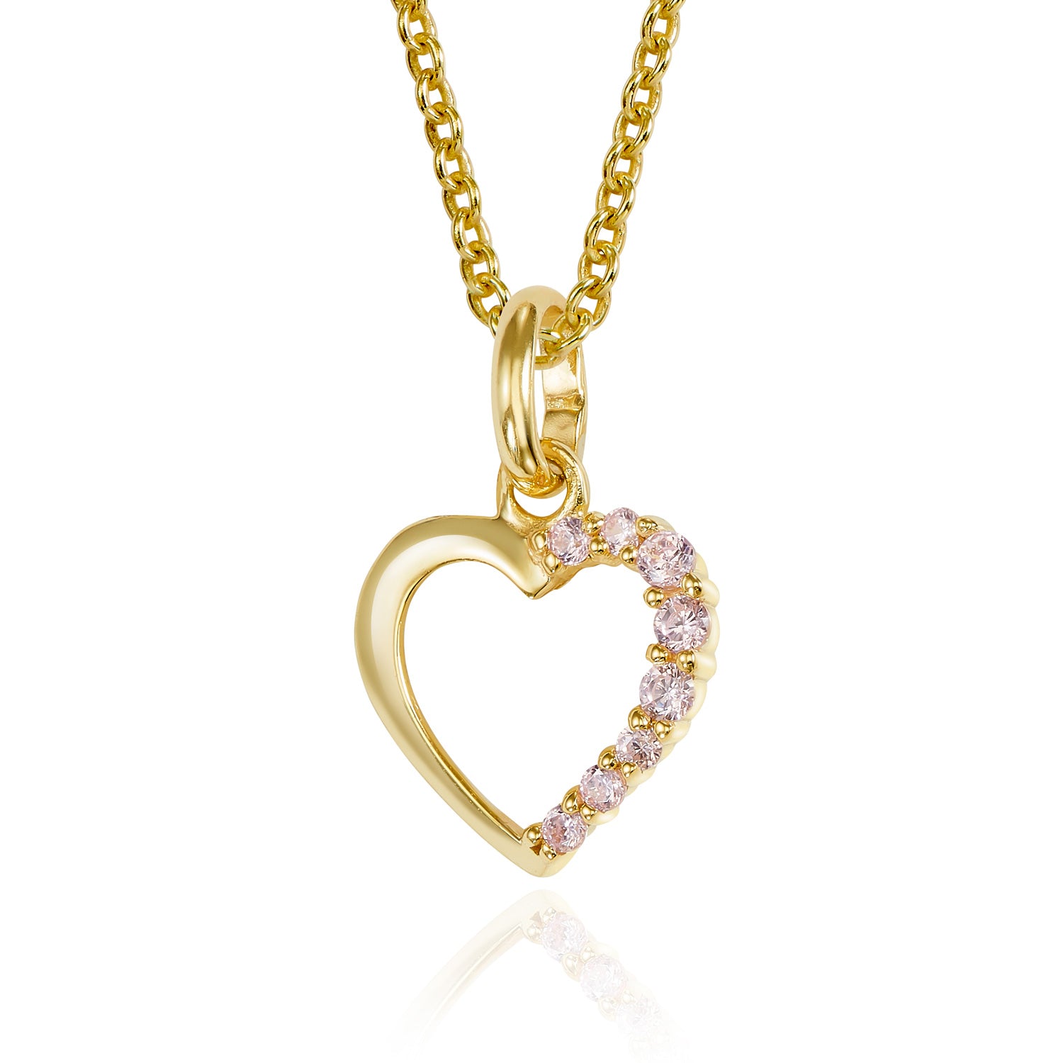 Anhänger „Pretty in Pink“ – aus 333er Gelbgold
