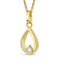 Anhänger „Pure Drop“ – aus 333er Gelbgold