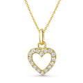 Anhänger „Radiance Heart“ – aus vergoldetem 925er Sterling Silber