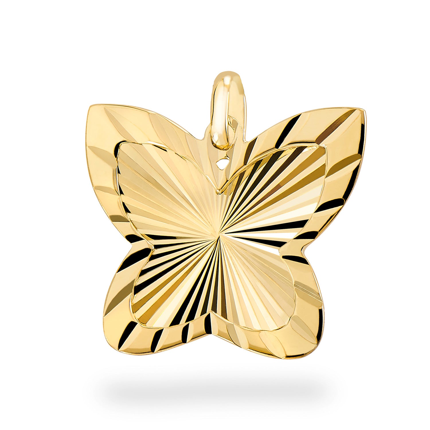Anhänger „Radiant Papillon“ – Vergoldetes 925er Sterling Silber