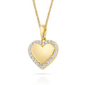Anhänger „Shining Heart“ – aus 333er Gelbgold