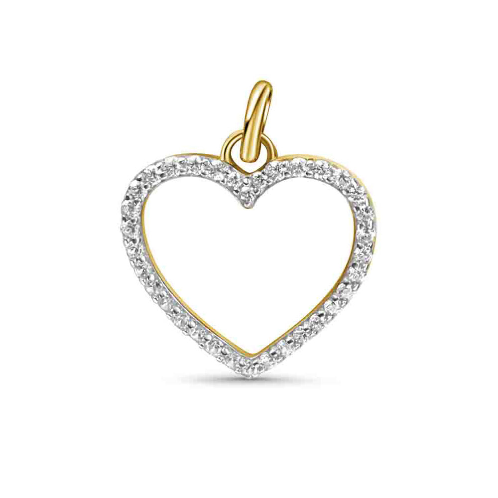 Anhänger „Shining Heart“ – aus 333er Gelbgold