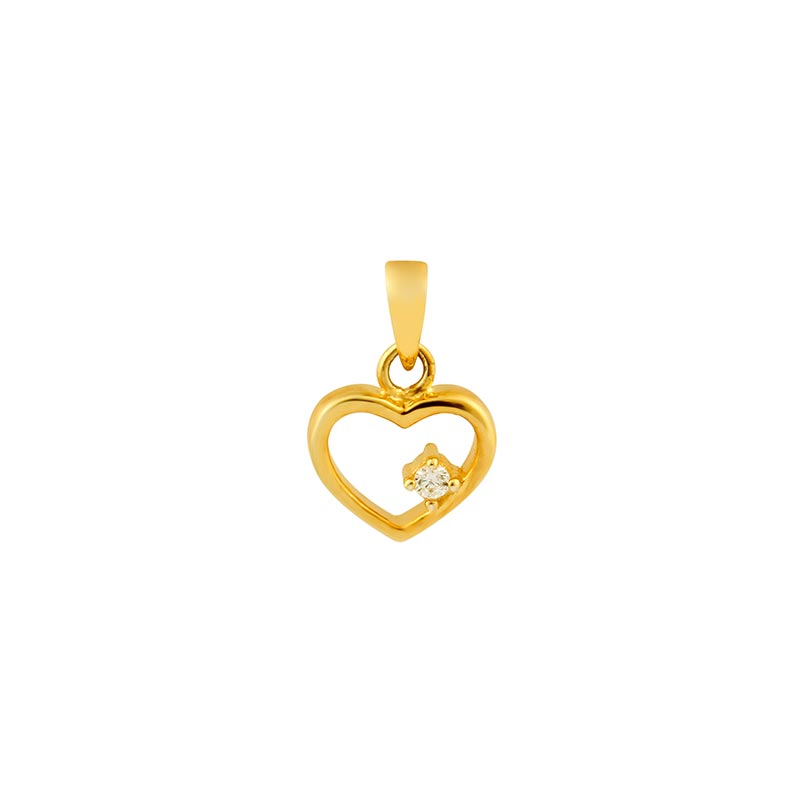 Anhänger „Sparkling Love“ – aus 750er Gelbgold