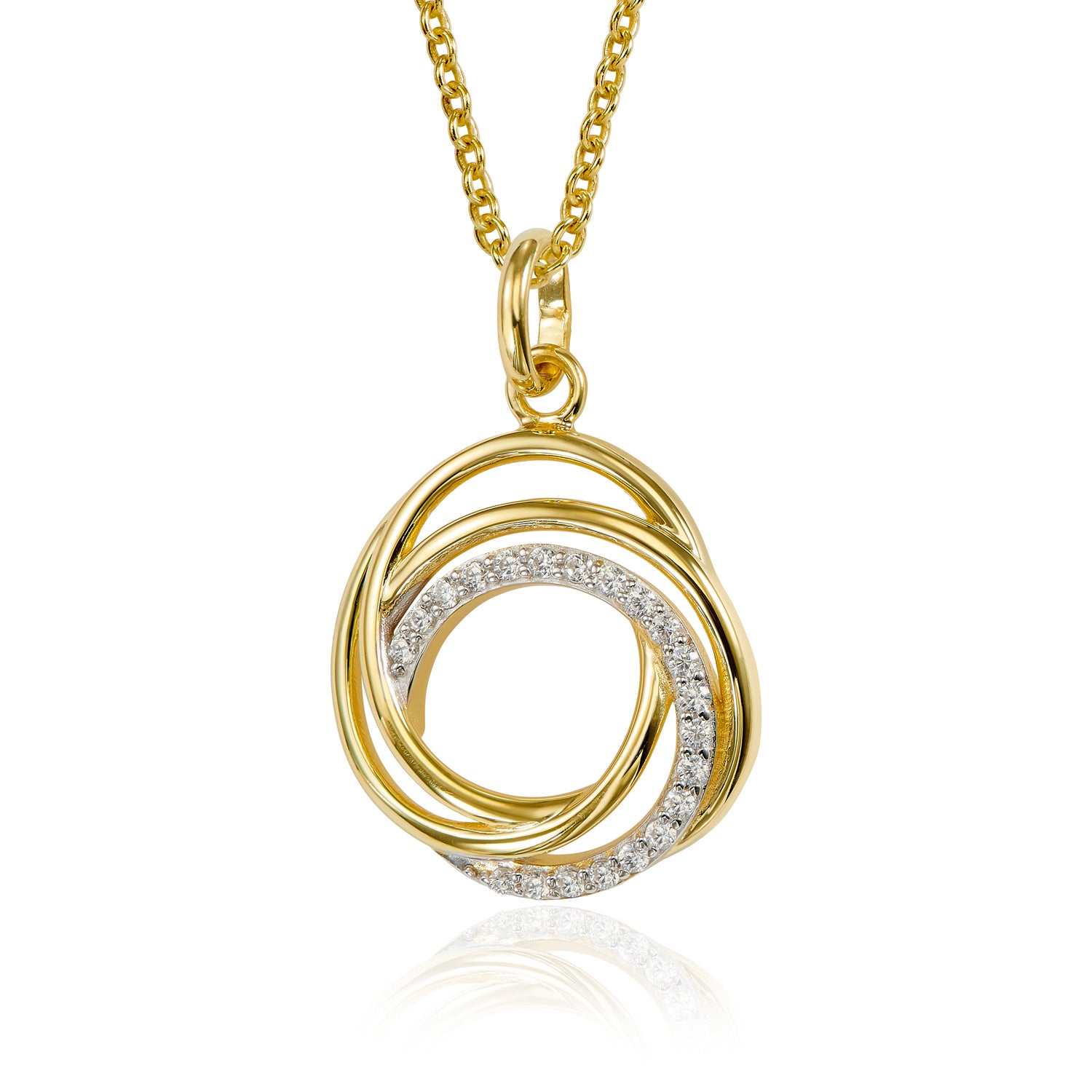 Anhänger „Spiral Eternity“ – aus 333er Gelbgold