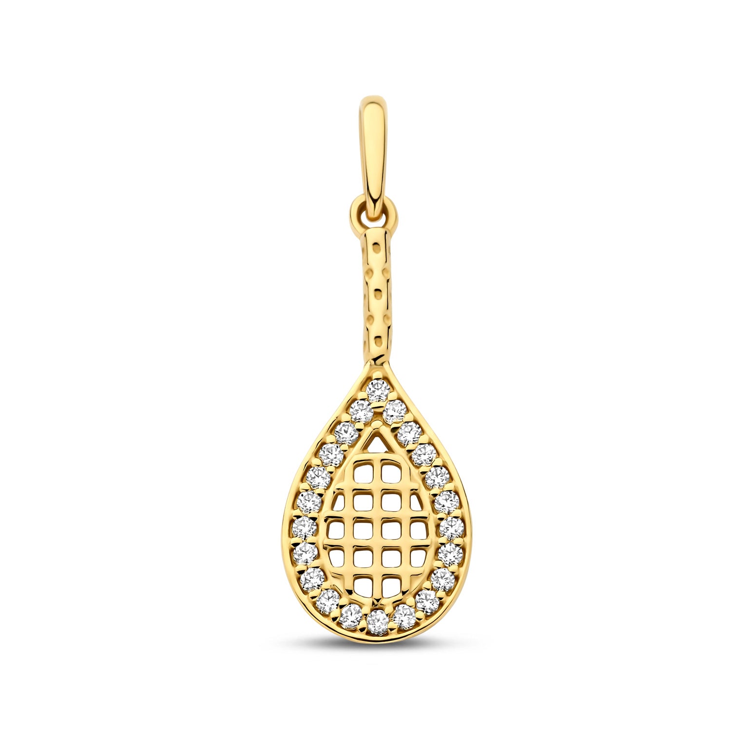 Anhänger „Tennis Passion“ – aus 585er Gelbgold