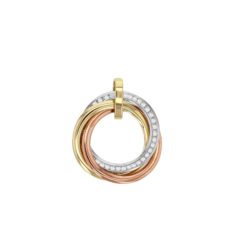 Anhänger „Trinity Circles“ – aus 375er Gold