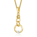 Anhänger „Triple Element“ – aus 333er Gelbgold
