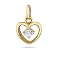 Anhänger „True Love“ – aus 333er Gelbgold
