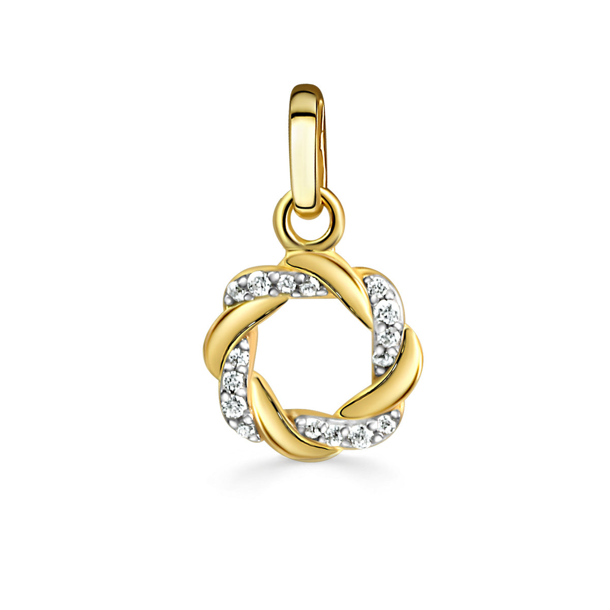 Anhänger „Twisted Halo“ – aus 925er Sterling Silber