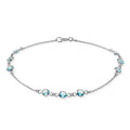 Armband „Arctic Azure“ – aus rhodiniertem 925er Sterling Silber