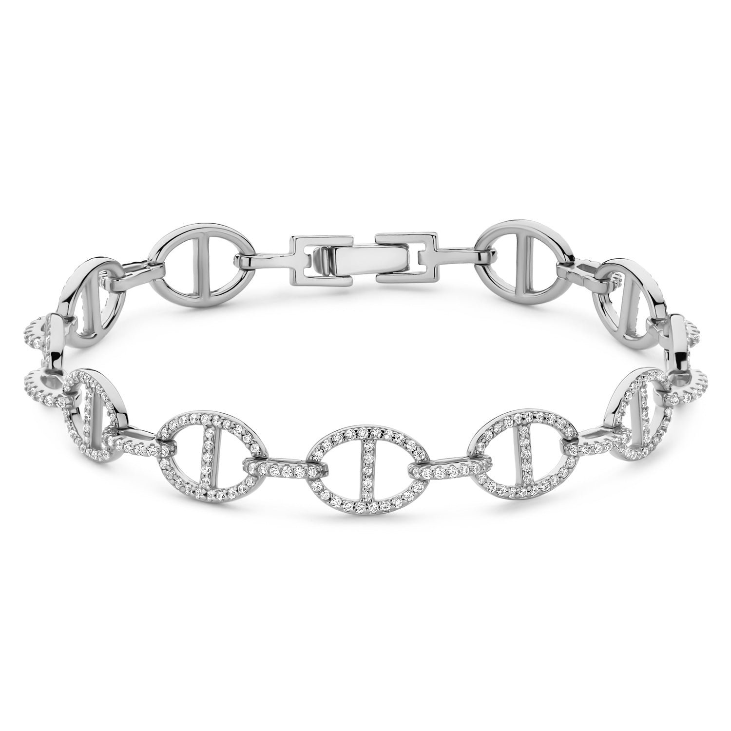 Armband „Arctic Marina Pavé“ – 925er Sterling Silber