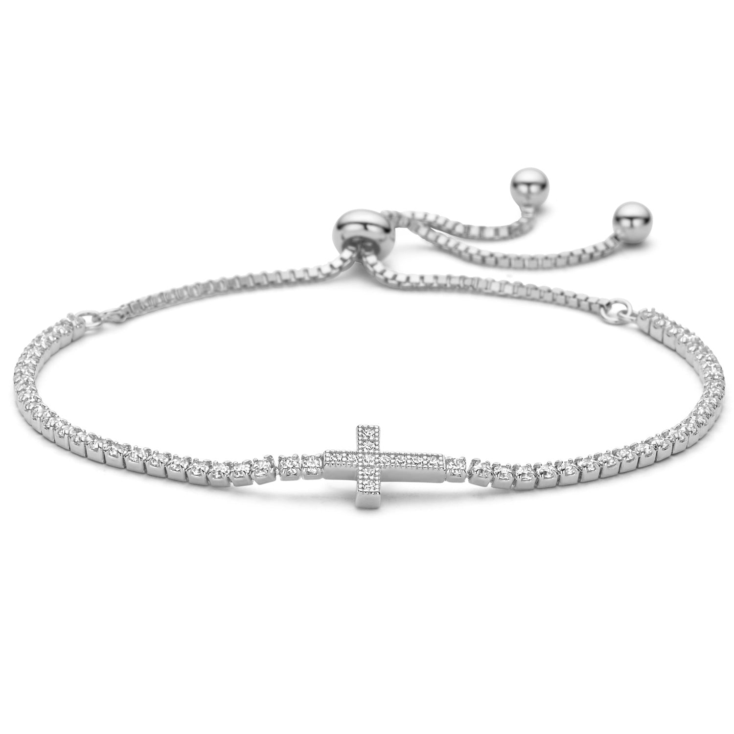 Armband „Arctic Sacred Shine“ – aus rhodiniertem 925er Sterling Silber