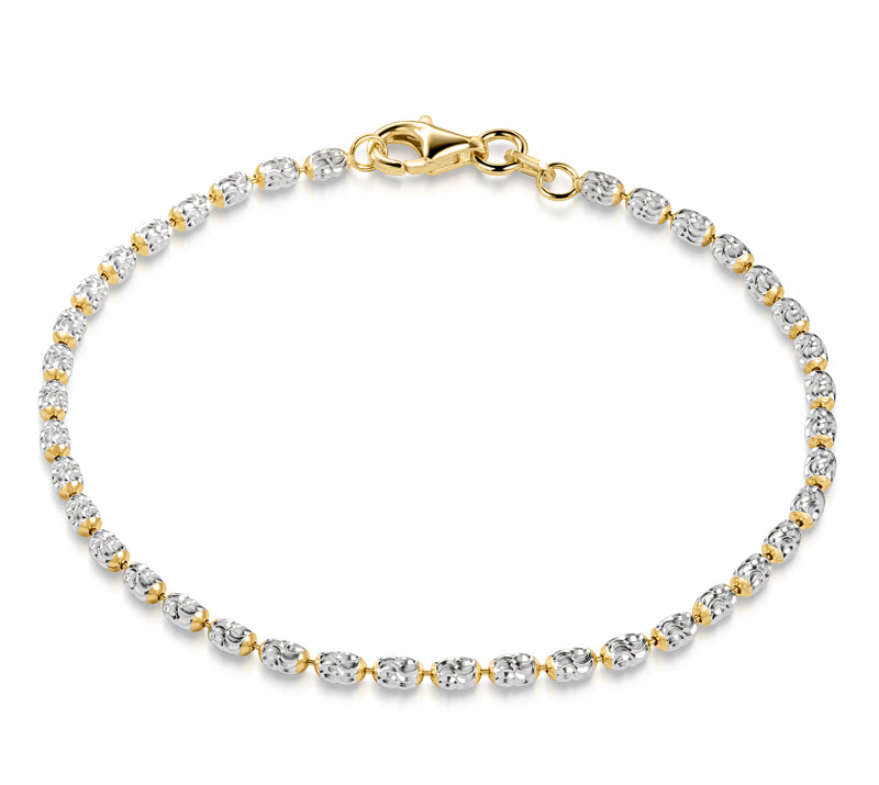Armband „Arctic Sun Sparkle“ – aus 925er Sterling Silber, teil vergoldet