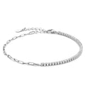 Armband „Duality Shine“ – aus rhodiniertem 925er Sterling Silber