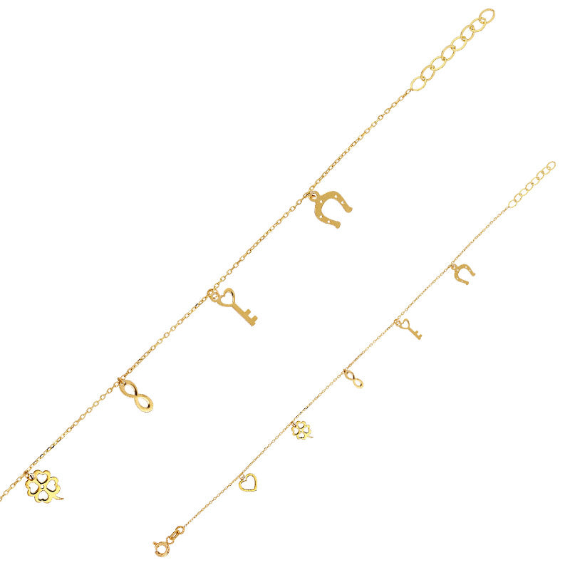 Armband „Five Wonders“ – 375er Gelbgold