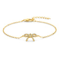 Armband „Ribbon Sparkle“ – aus vergoldetem 925er Sterling Silber