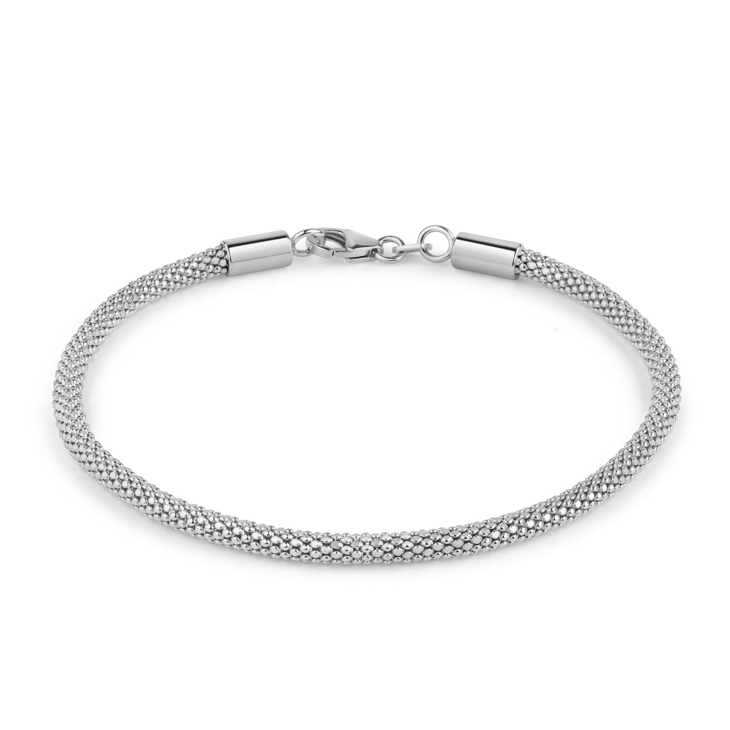Armband „Volumen Shine“ – Diamantiertes 925er Sterling Silber