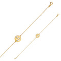 Armkette „Bicolor Tree of Life“ – 18Kt Gold