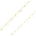 Armkette „Crystal Dewdrops“ – aus 375er Gelbgold