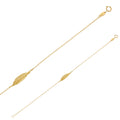 Armkette „Golden Plume“ – aus 375er Gelbgold