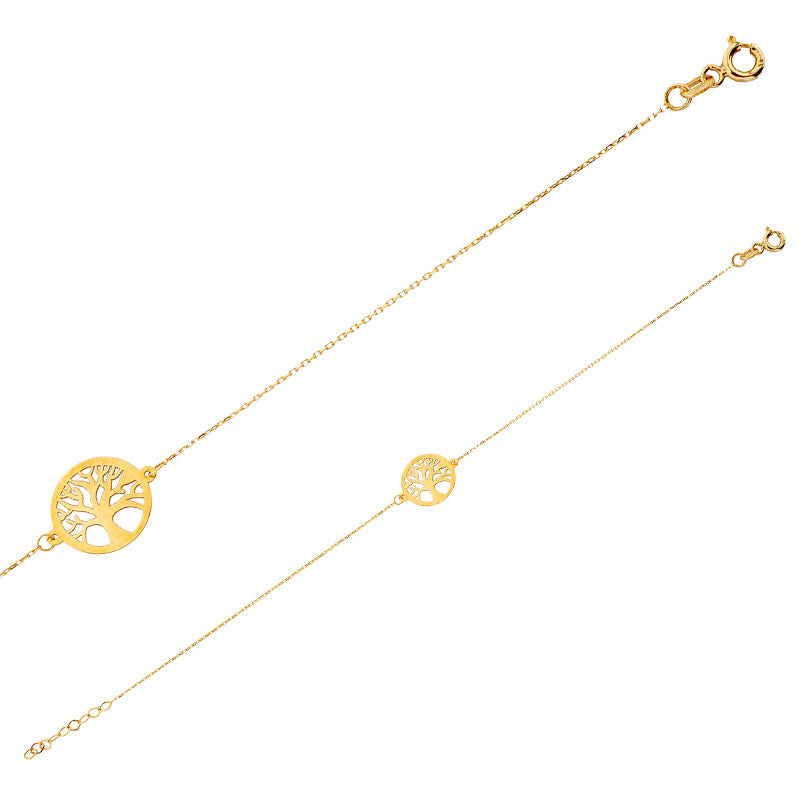 Armkette „Golden Roots“ – 18Kt Gold