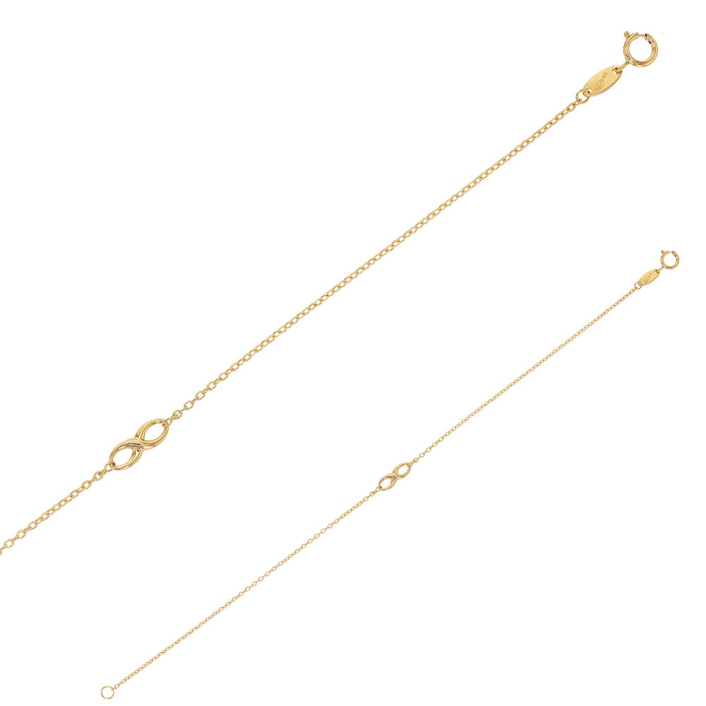 Armkette „Infinite Connection“ – aus 375er Gelbgold