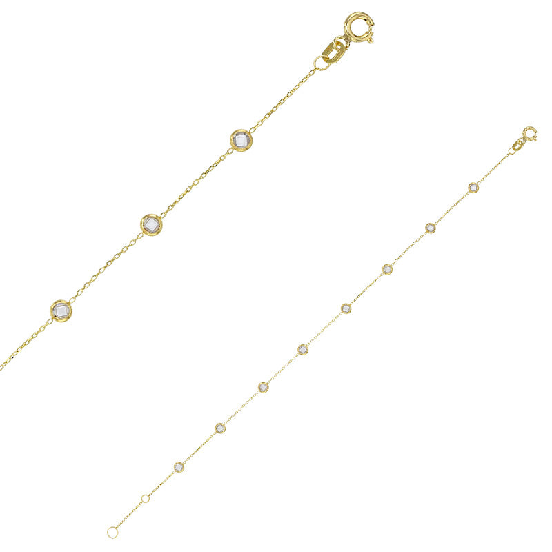 Armkette „Luminous Dots“ – 375er Gold
