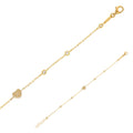Armkette „Luminous Love“ – aus 375er Gelbgold