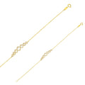 Armkette „Stellar Circles“ – aus 375er Gelbgold