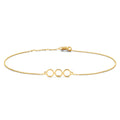 Armkette „Triple Aura“ – 14Kt Gold