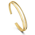 Armspange „Aura Dualis“ – aus 18k vergoldetem 925er Sterling Silber